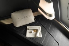 New Sealed STARLUX Airlines X THREE Business Class Amenity Kit Brown