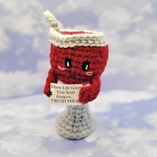 Wise Wine Emotional Support Stuffed Character