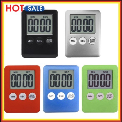 LCD Digital Kitchen Timer Kitchen Stopwatch Multifunction for Cooking Baking