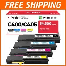 4-Pack Toner Cartridge Replacement for Xerox C400 C405