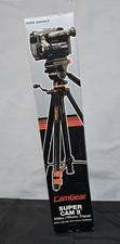 Vintage Cam Gear Super Cam II Video Photo Tripod, for 35mm Cameras Camcorders