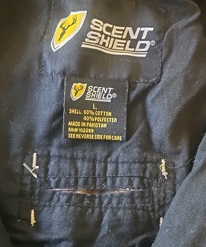 Scent Shield Scent Blocker Recon Rip Stop Jacket Size Large - Picture 2 of 18