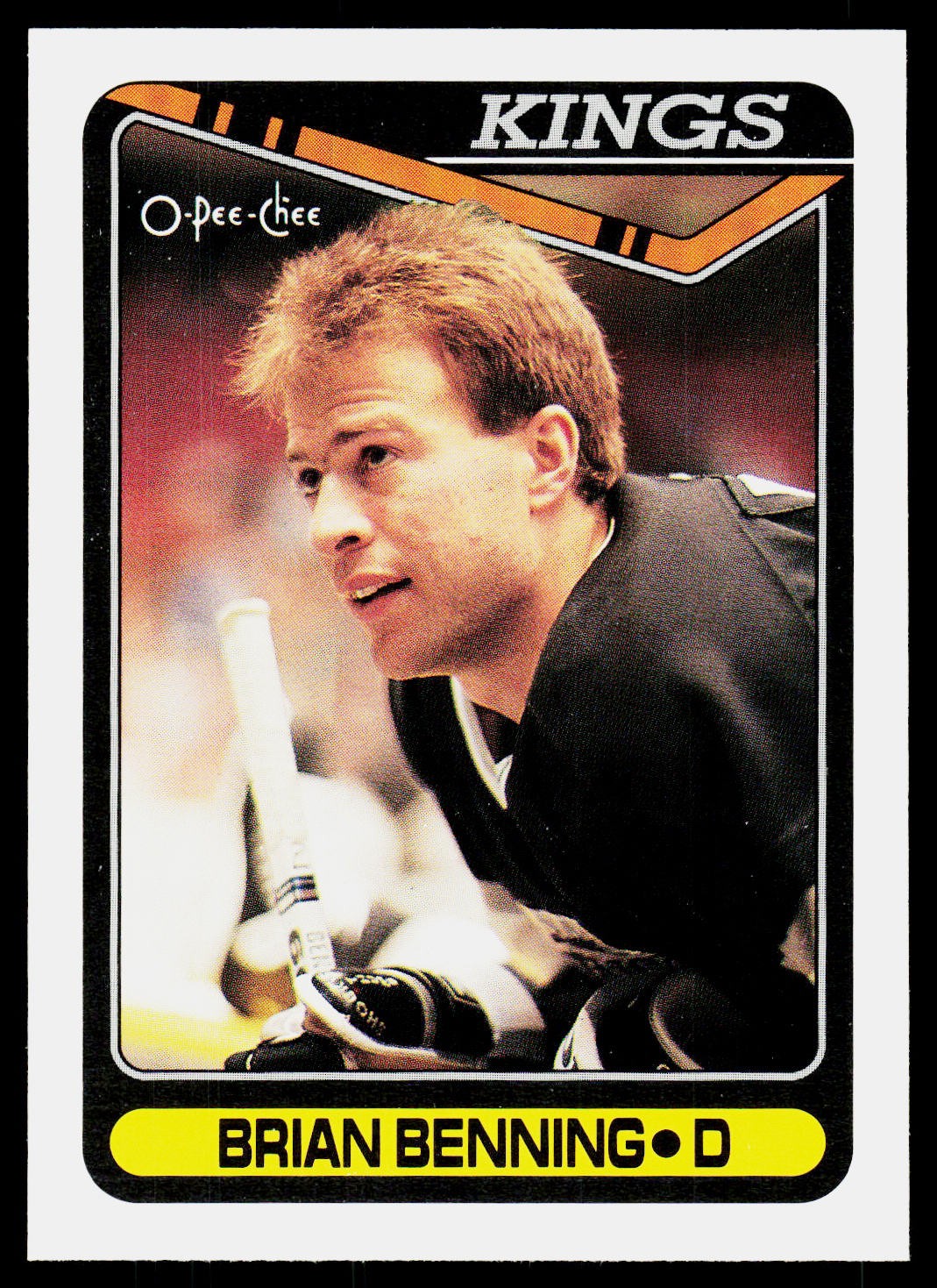 1990-91 O-Pee-Chee Brian Benning #365 Los Angeles Kings