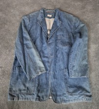 Mens Camel Active XL Blue  Denim Like Jacket