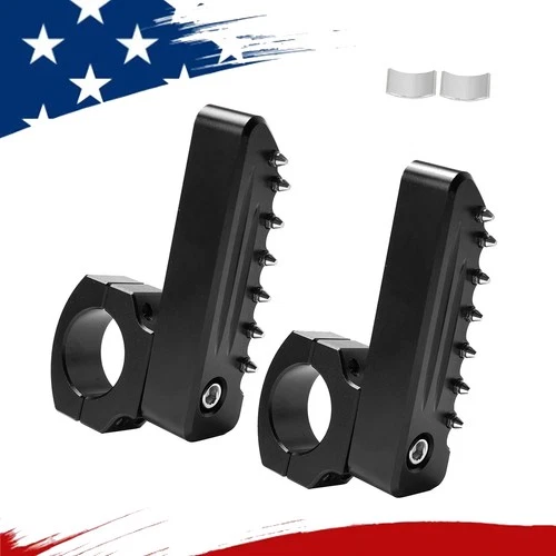 Rotatable Highway Pegs For BMW R1200GS Pan America 1250 All Φ22-28mm Crash Bars
