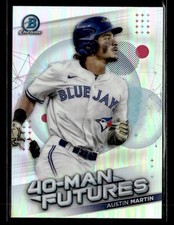 2021 Bowman Chrome - 40-Man Futures - #FMF-4 Austin Martin