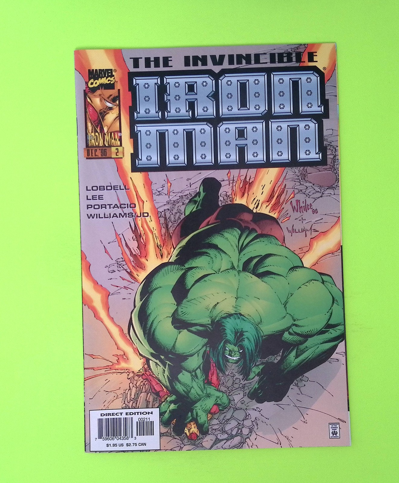 Iron Man #2 Vol. 2 1996 Marvel Comics 1st App 8.0 Comic Book X162-183