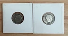1958 D Roosevelt Dimes circulated State 90% Silver 10c US Coin
