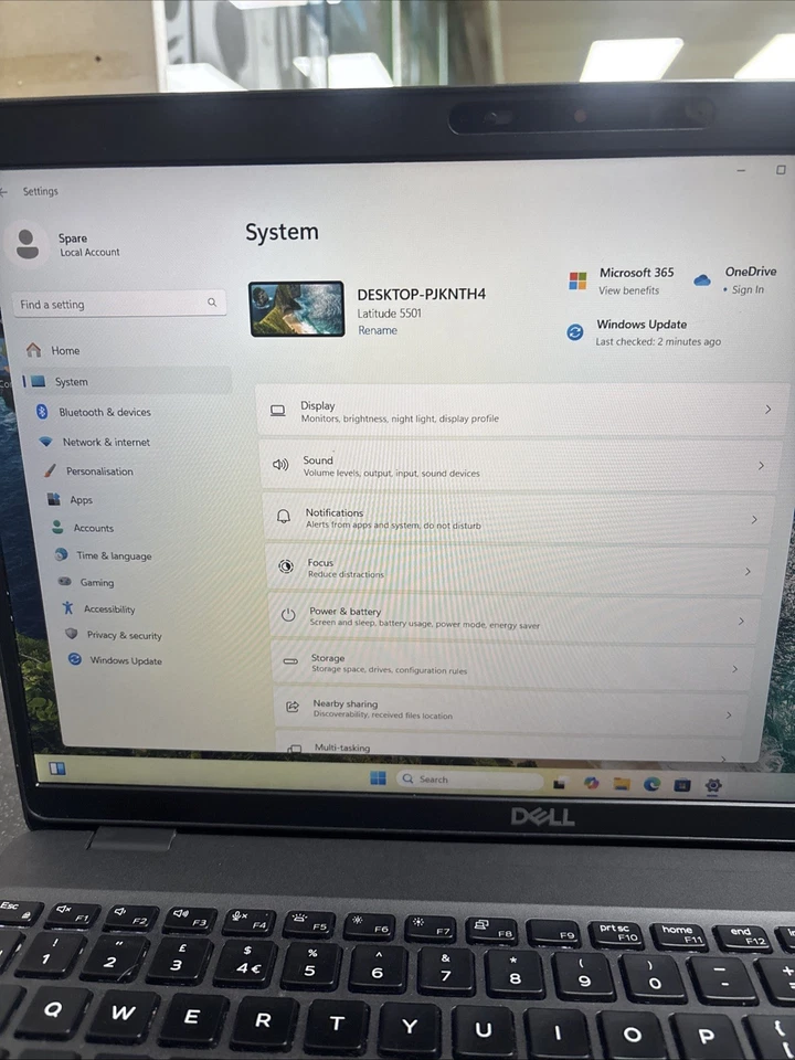 Dell Latitude 5501 · i7-9850H · 32GB · 1TB, photo 2 of 5