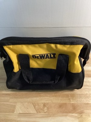 De Walt Tool Bag w/Rails & Handle 13'' x 10'' x 9'' Canvas Good Condition