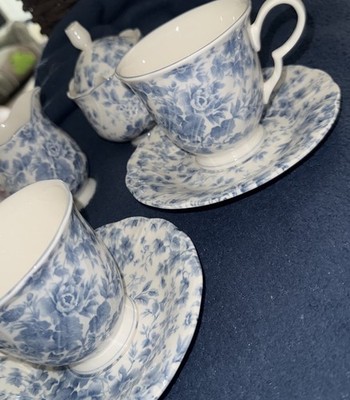 4 Nikko Tea Roses Blossom Time Tea Cups & Matching Saucers + Creamer +milk Dish