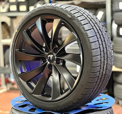 19 Zoll Tesla Model Y Juniper Kompletträder black 255/45R19 Hankook Allwetter