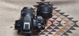 Canon EOS R50 Mirrorless Camera Black 50mm Lens 32gb Carrier Bag