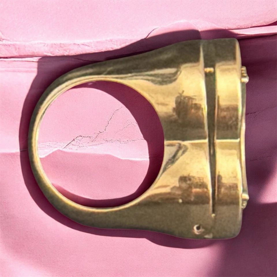 Juicy Couture Pave Pink Lip Gloss Ring (Ring Marked Size 7 - but small size 6?) - Image 4 of 4