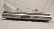 SONY ICF-CDK50 Under Cabinet AM/FM Radio CD Player Tested Works Great