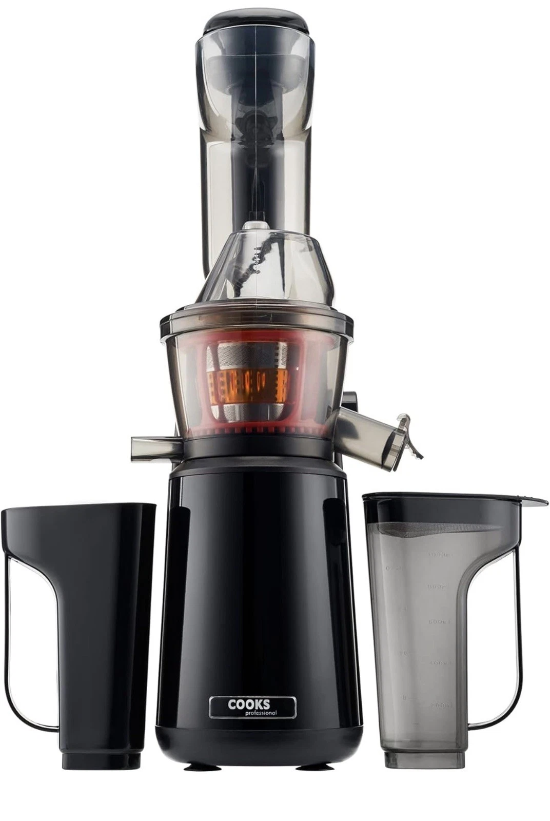 Cooks Professional Juicer 400W Large Wide Chute for Fruit & Veg Slow Masticating