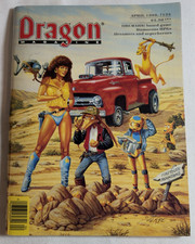 Dragon Magazine 132 April 88 w/Orcwars - Complete W/ poster TSR vintage D D