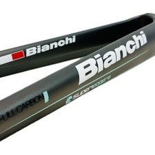 Forcella anteriore Bianchi Bianchi Superleggera carbonio full carbon leggera per cerchio