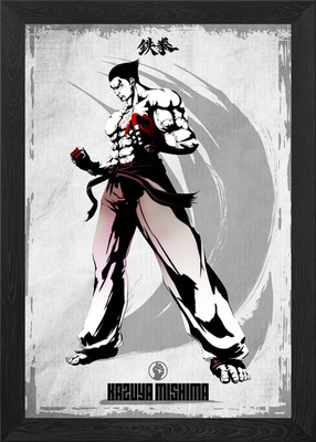 Kazuya Mishima Gerahmtes Wandbild Poster Leinwanddruck Bild