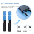 50 Unids Sc Upc Embebido Conector RáPido de Fibra ÓPtica Ftth Monomodo Fibr9778