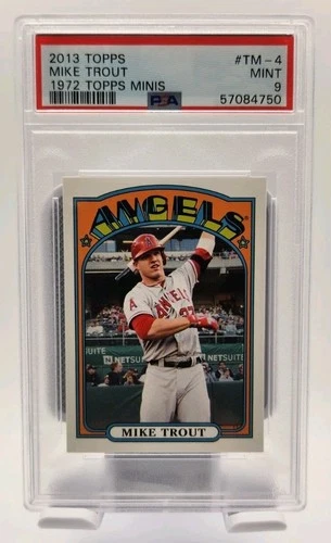 2013 Topps - 1972 Topps Minis Mike Trout #TM-4 PSA 9