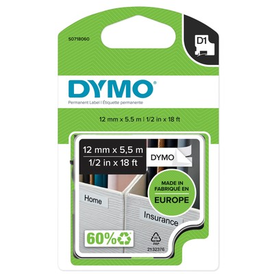 Dymo D1 Hochleistungs Permanent Polyester Selbstklebende Etiketten für Etiketten Mana