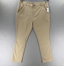 Old Navy Uniform Skinny Chino Pants Girls Size 18 Plus Khaki School Stretch NEW