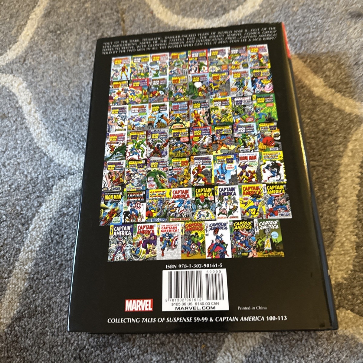 Captain America Omnibus #1 Jack Kirby Cover (Marvel Comics 2011