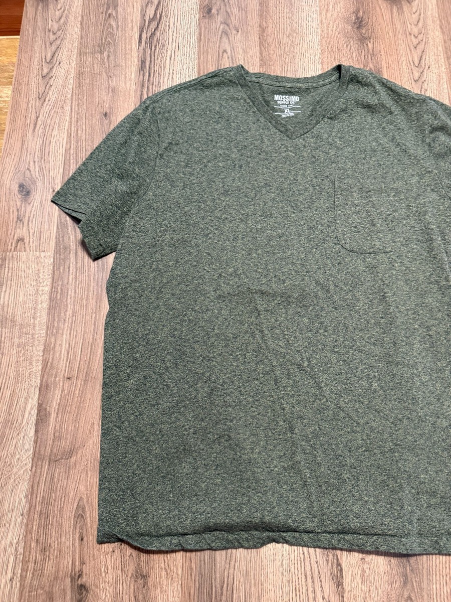 Mossimo Supply Co. Shirt Men's Size XL Green Short Sleeve Shirt V