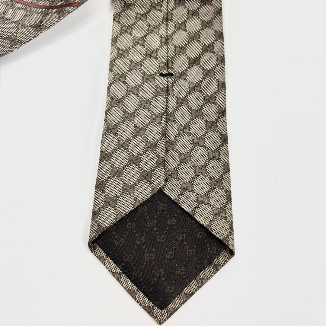 Gucci GG Pattern Interlocking Sherry Line Necktie… - image 7