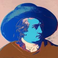 ANDY WARHOL Pop Art Poster or Rolled Canvas Print "GOETHE" B
