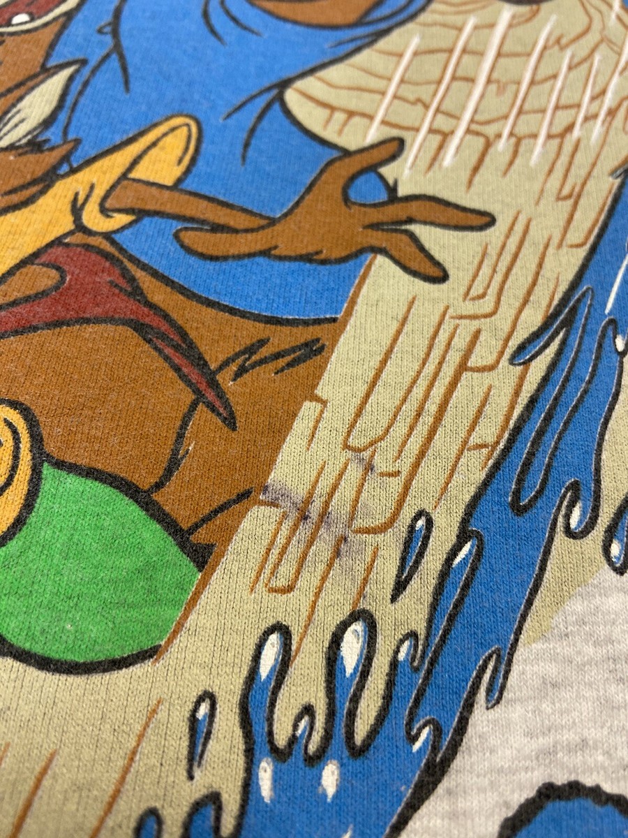 Vintage 90s Splash Mountain Disneyland T-Shirt Mickey Song