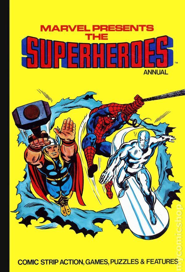 Marvel Superheroes Annual HC UK 1979 VG 1978 Stock Image