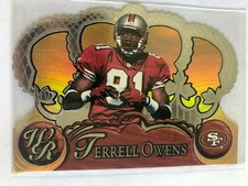 1997 Pacific Crown Royale Gold Holofoil Terrell Owens #122 San Francisco 49ers