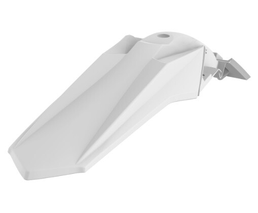 Garde-boue arrière blanc Polisport pour réparer carénage Suzuki RM-Z 450