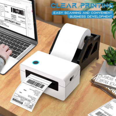 MUNBYN 4x6 Direct Thermal Fanfold Shipping Labels 1000 Pics For Address Mailing Postage USPS UPS FedEx Ebay Shipping Labels, Commercial Grade - View #9