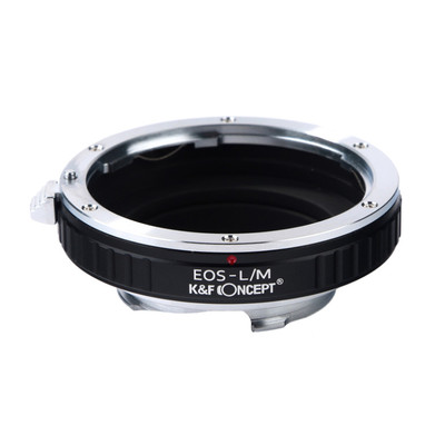 K&F Concept Lens Mount Adapter for Canon EOS EF Lens to Leica M LM Mount Cameras