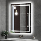 Led Bathroom Mirror Anti Fog Wall Vanity Illuminated Mirrors Stepless Dimmable