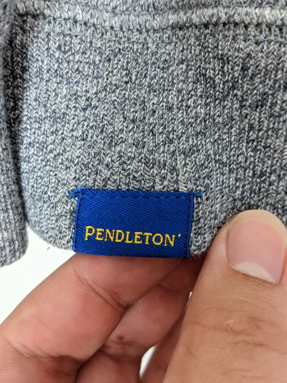 Pendleton Henley Sweatshirt Beach Pullover Heathe… - image 5