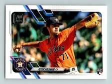 Peter Solomon Topps Update Rookie Baseball Card 2021 Astros