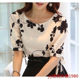chiffon floral blouse