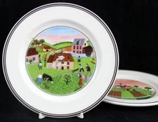 Villeroy & Boch Design Naif Group of 2 Bread and Butter Plates Mixed Designs