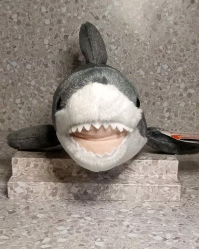 Wild Republic shark plush great white 15 .5" Length - Picture 2 of 3