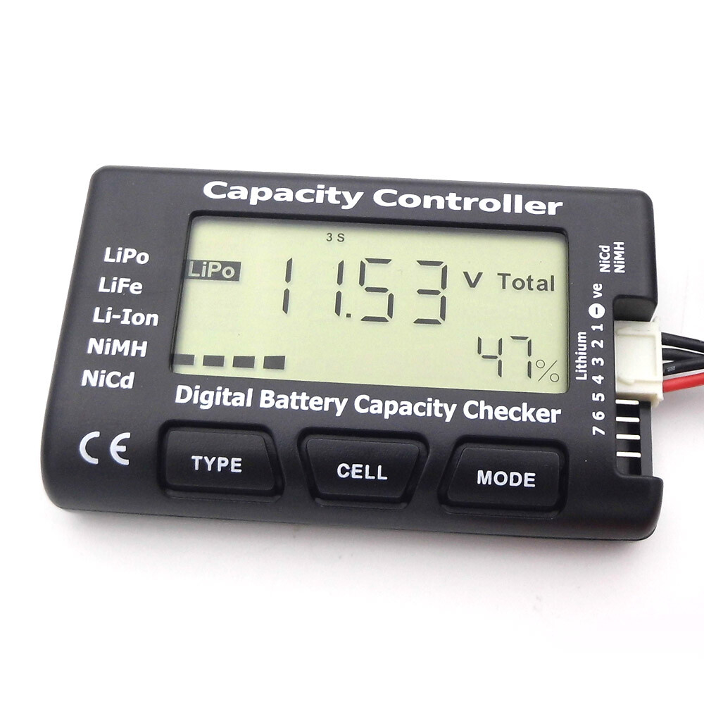 2-7S LiPo Battery Voltage Cell Capacity Test Meter Tester f RC