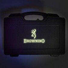 Browning Vinyl Decal Sticker for Gun Case White / Glow In The Dark Indoor / Out