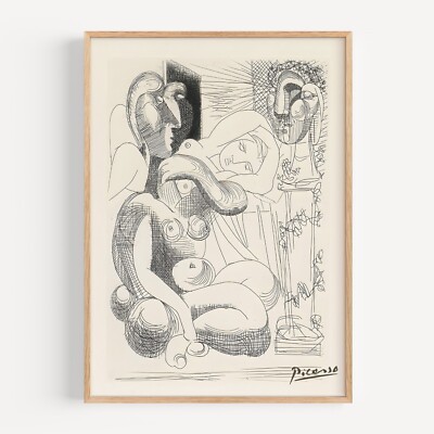 Pablo Picasso Exhibition Retro Vintage Wall Art Poster Print PP233