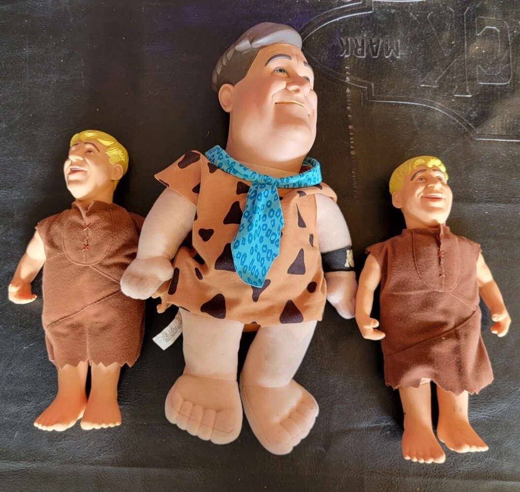 The Flintstones Movie Fred 2 BARNEY Rubbles Dakin Vinyl Plush