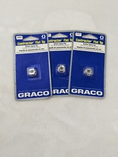 3 Pack Graco Airless Contractor Paint Sprayer Tip 821 16-18" fan spray