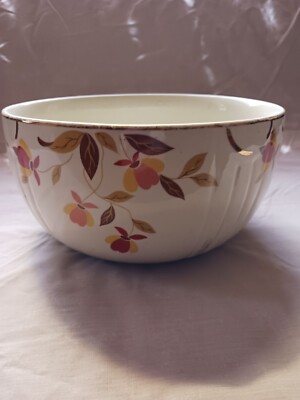 Vintage Hall's Jewell Tea Autum Leaf Large Size Bowl FREE SHIPPING Lower 48 