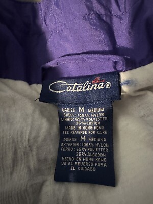 Women s Catalina Sport Tec Lined Wind Jacket Purple Size Med